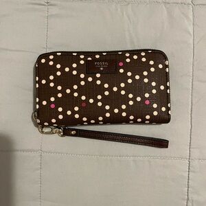 Fossil Dottie zipper wallet